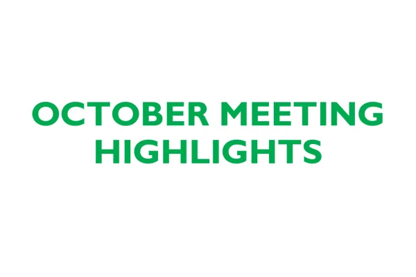 October Highlights