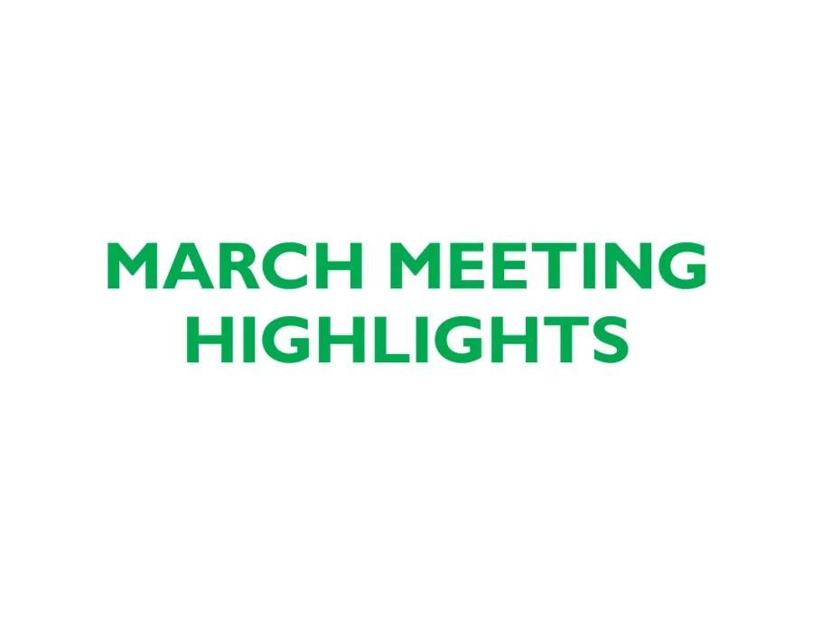 March Meeting