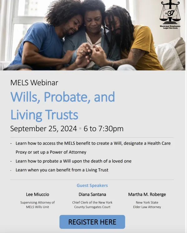 MELS Probate and Living Trusts Webinar